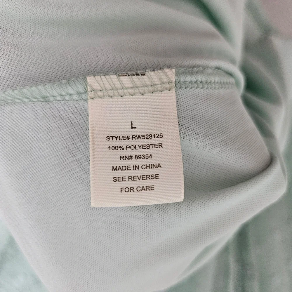 Sage Green Faux Wrap Mini‎ Dress L Swiss Dot Ruffle Fairy Softgirl Cottage NEW